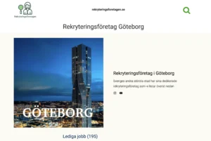 rekryteringsföretag göteborg statistik 2025-11-25