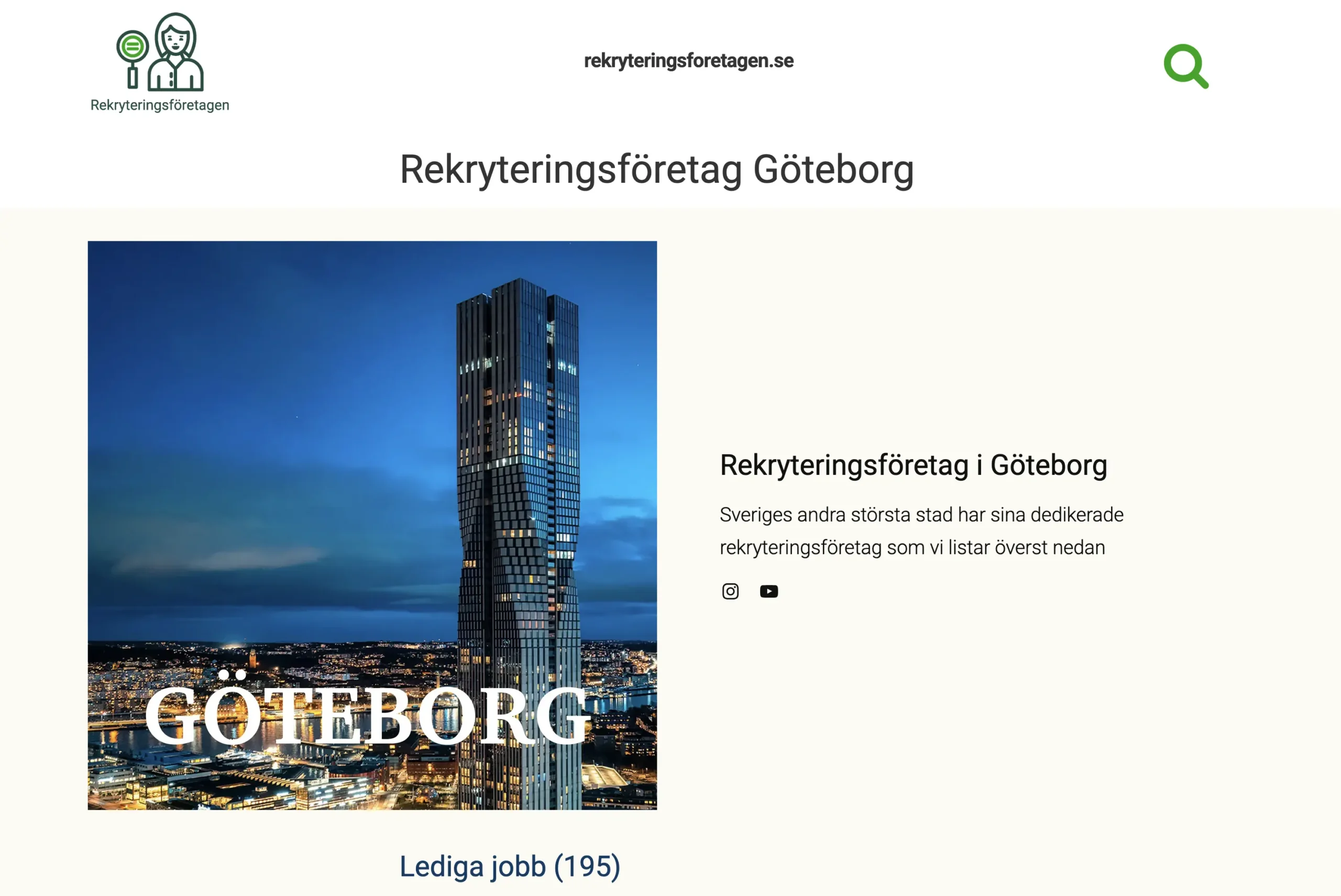 rekryteringsföretag göteborg statistik 2025-11-25